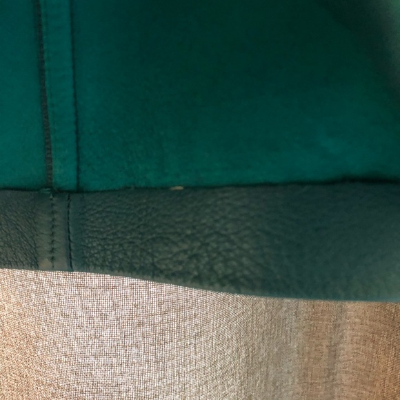 EMERAL GREEN Vintage Leather Skirt - Picture 8 of 11